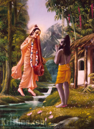 Narada Instructs Vyasadeva to Write the Srimad-Bhagavatam