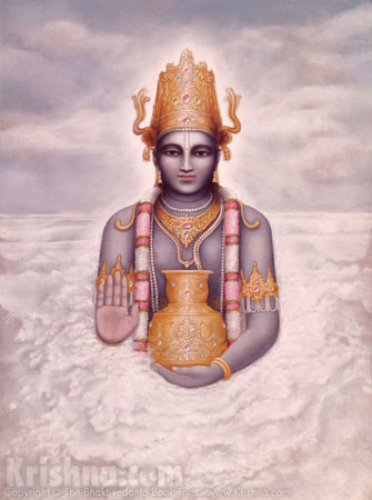Dhanvantari With the Pot of Nectar
