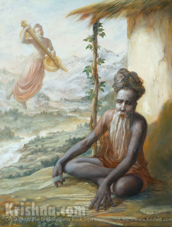 Narada Muni Encourages Vyasadeva to Write the Srimad Bhagavatam