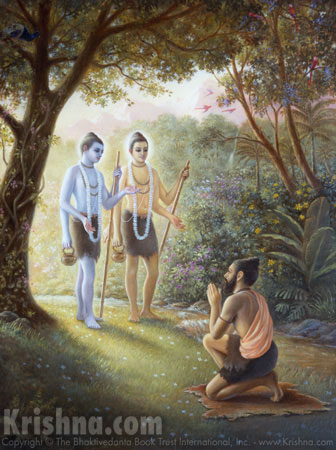 Nara and Narayana Appear Before Markandeya Rshi
