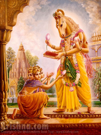 The Supreme Lord in His Hayagriva Incarnation