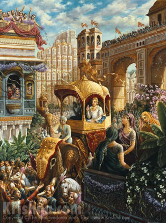 King Prthu Enters His City