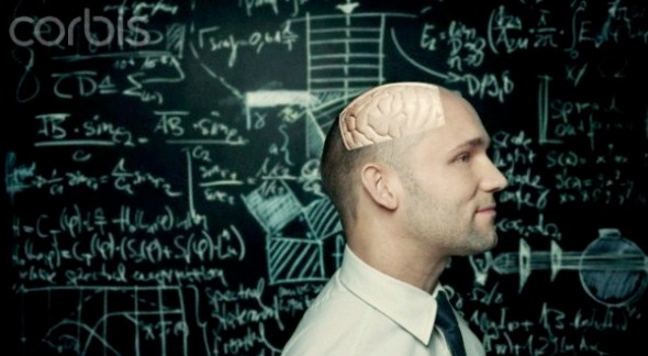 Brain of an intelligent man --- Image by © Ben Hupfer/Corbis